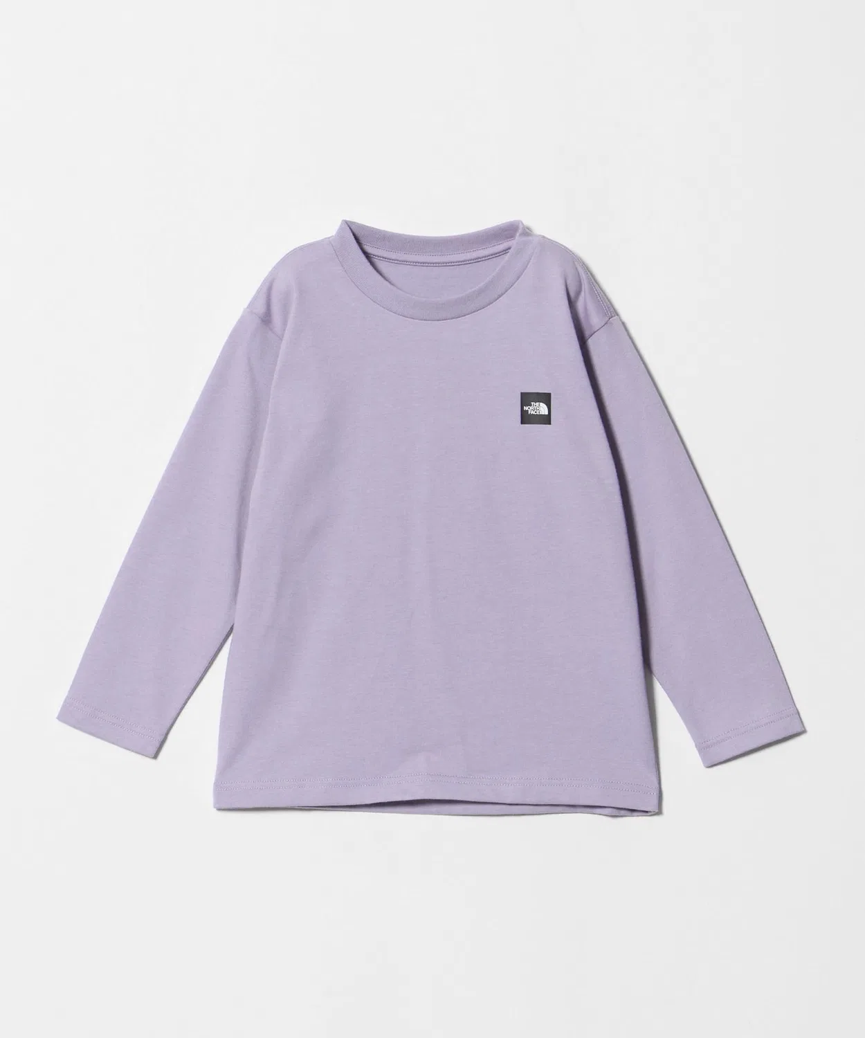Детская футболка с длинным рукавомс принтом Box Logo THE NORTH FACE, Lilac