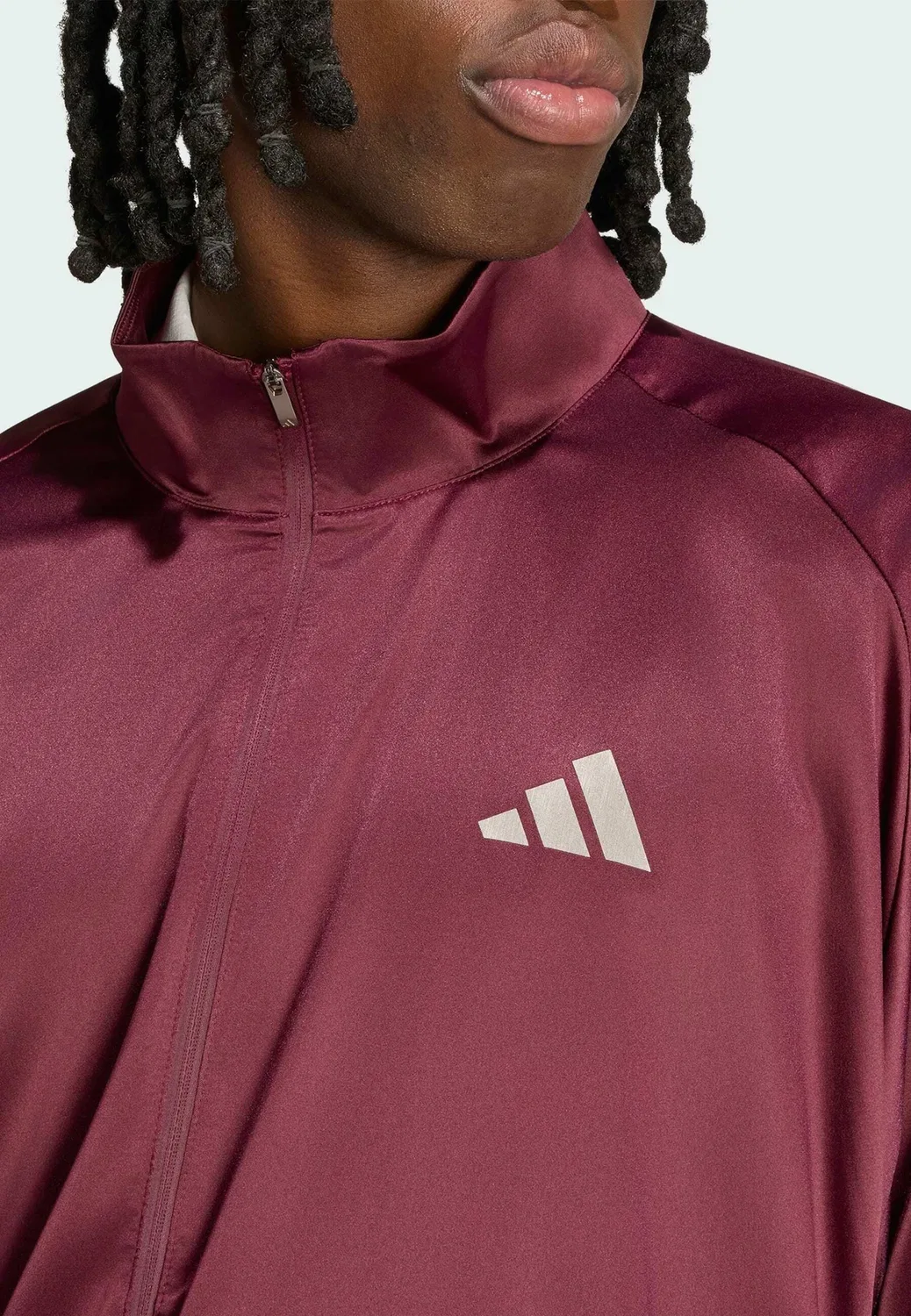 Защитная куртка для тенниса - тренировочная куртка Adidas Performance, Maroon — фото 3