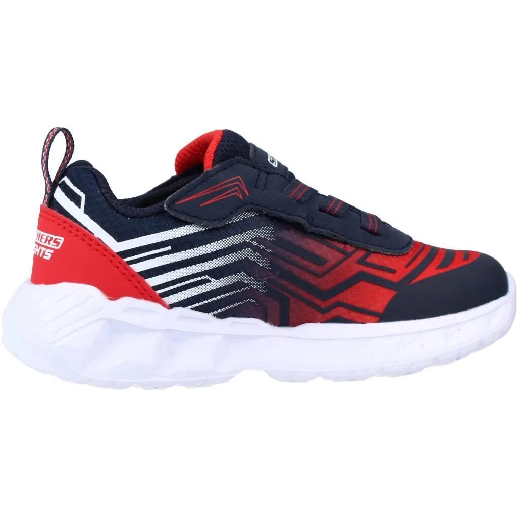 Детские кроссовки для мальчиков со светящимся дизайном Magna Lights Maver Skechers, Rot Weiss — фото 4