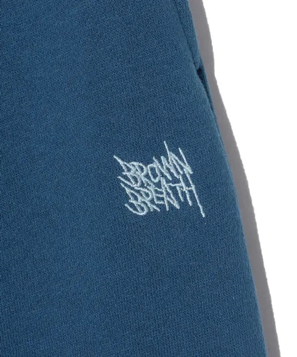 Штаны тренировочные детские, Kids tag sweat pants Brownbreath Kids, Navy — фото 4