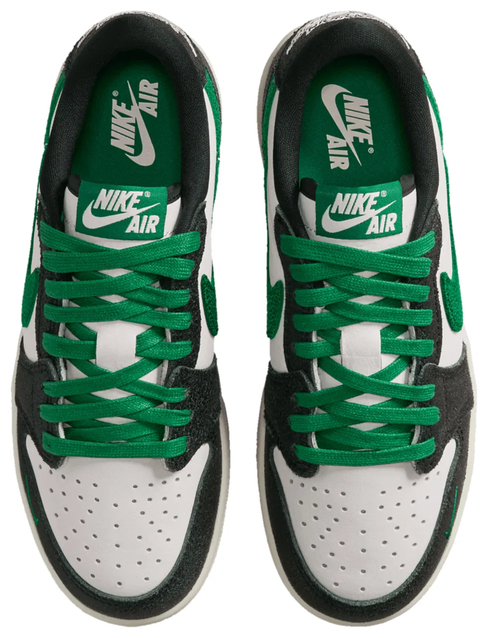 Кроссовки для мальчиков AJ 1 Retro Low OG Jordan, цвет Phantom/Green/Black — фото 4