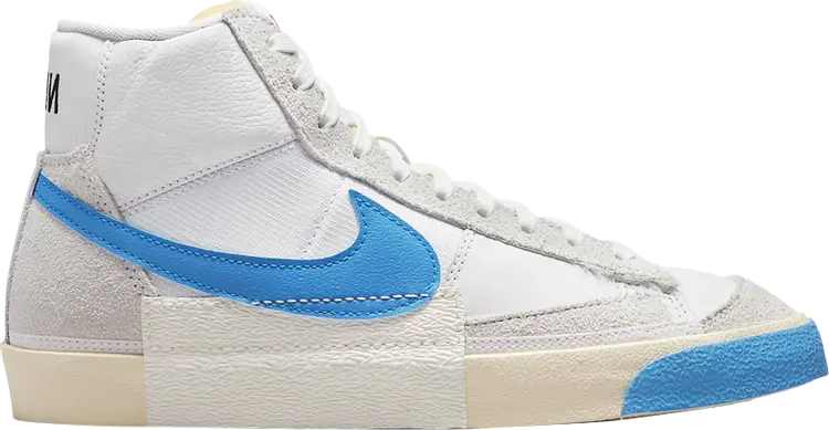 Кроссовки Nike Blazer Mid '77 Pro Club 'Remastered - Photo Blue', белый — фото 2