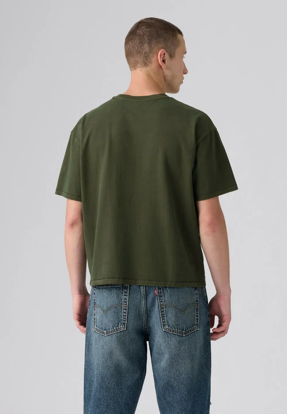 Простая футболка Levi'S, Sheen Wash Nightfall Navy - Greens — фото 2