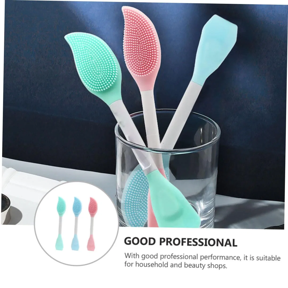 Набор масок для лица, 3 шт, Silicone-based Face Mask Brushes, DECORNIJIA — фото 3