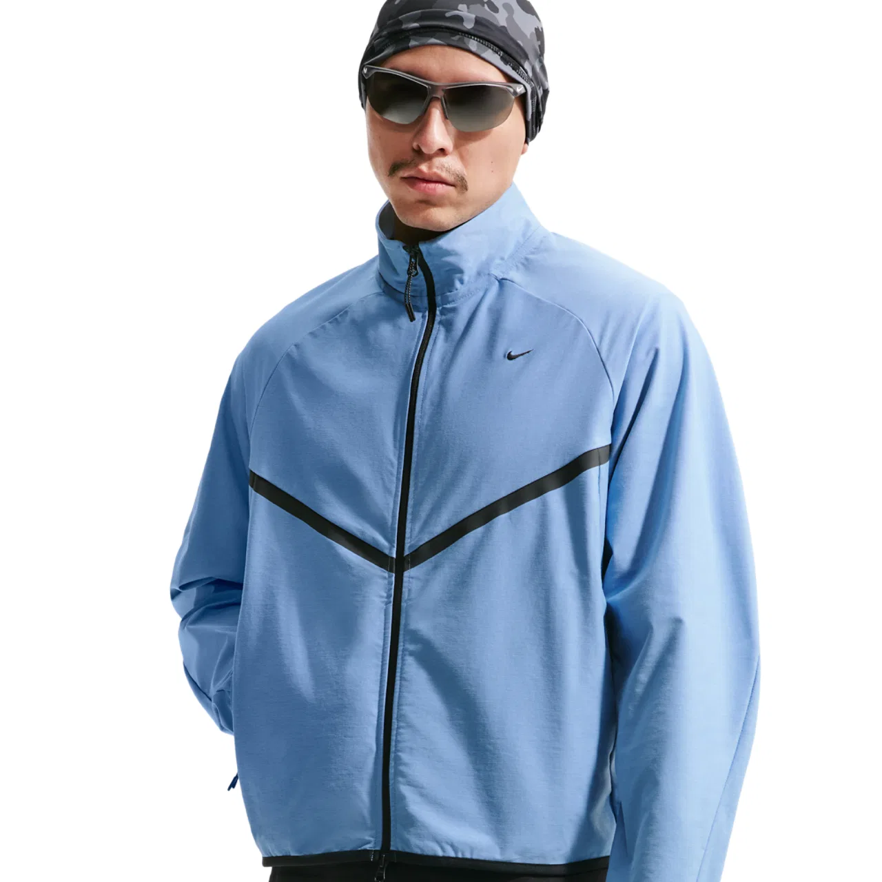 Мужская куртка Tech Shori Knit Track Jacket Nike, черный/синий