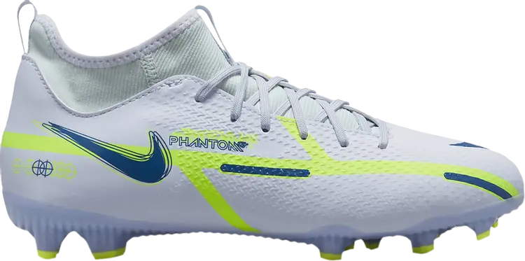 

Бутсы Nike Phantom GT2 Academy DF MG GS 'Grey Dark Marina Blue', серый