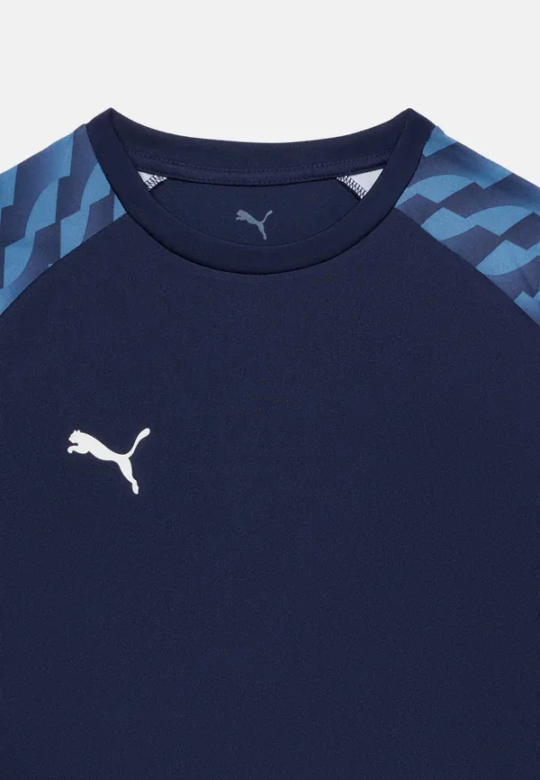 Футболка полиэстер Puma, белый/темно-синий — фото 3