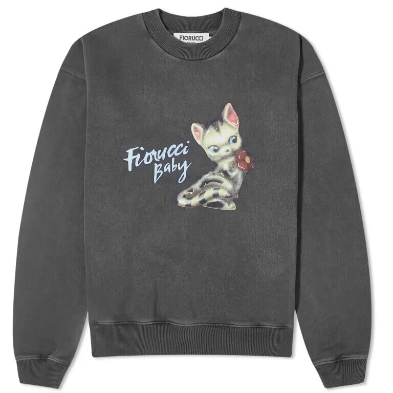 

Свитшот Fiorucci Fiorucci Baby, темно-серый