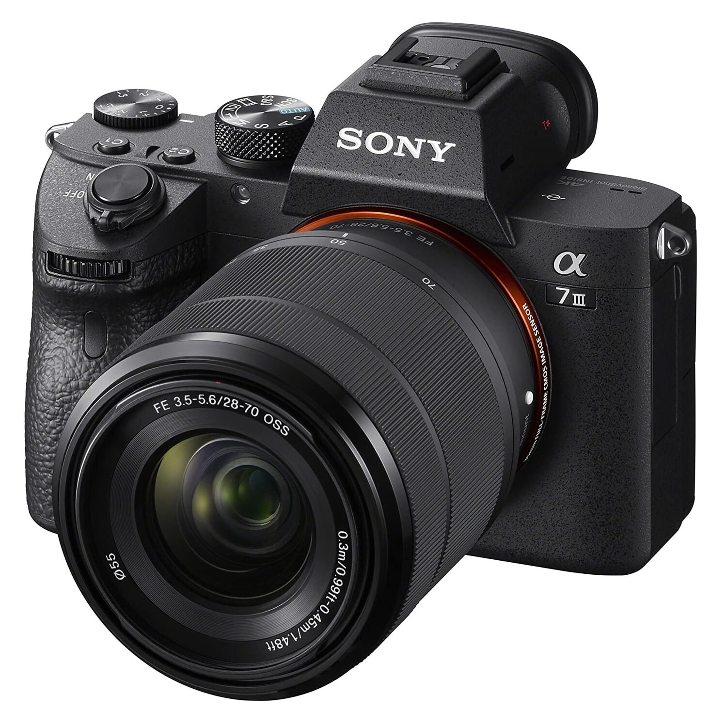 

Беззеркальный фотоаппарат Sony Alpha A7 Mark III, 28-70mm, f/3.5-5.6, черный