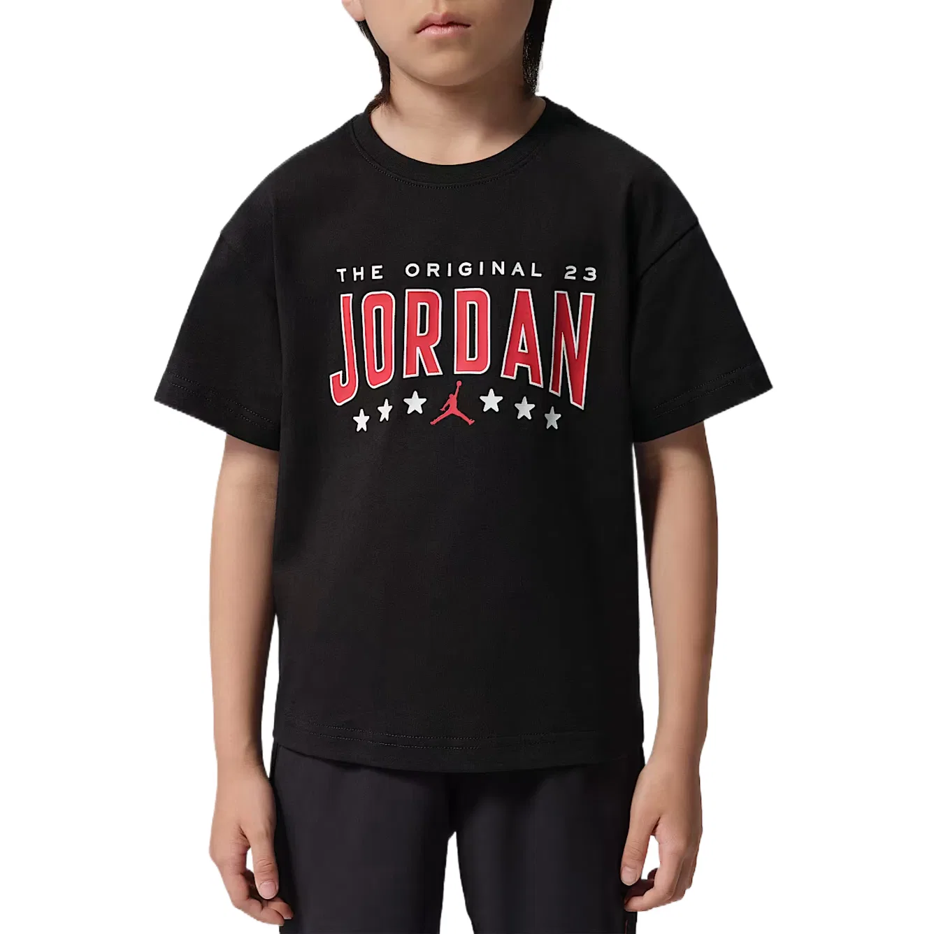 Футболка для детей с круглым вырезом Jordan, Black — фото 3