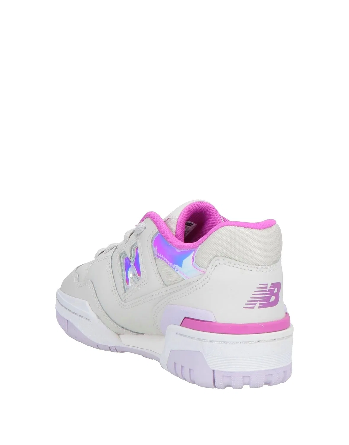 Детские кроссовки для девочек кожаные New Balance 550, белый — фото 3