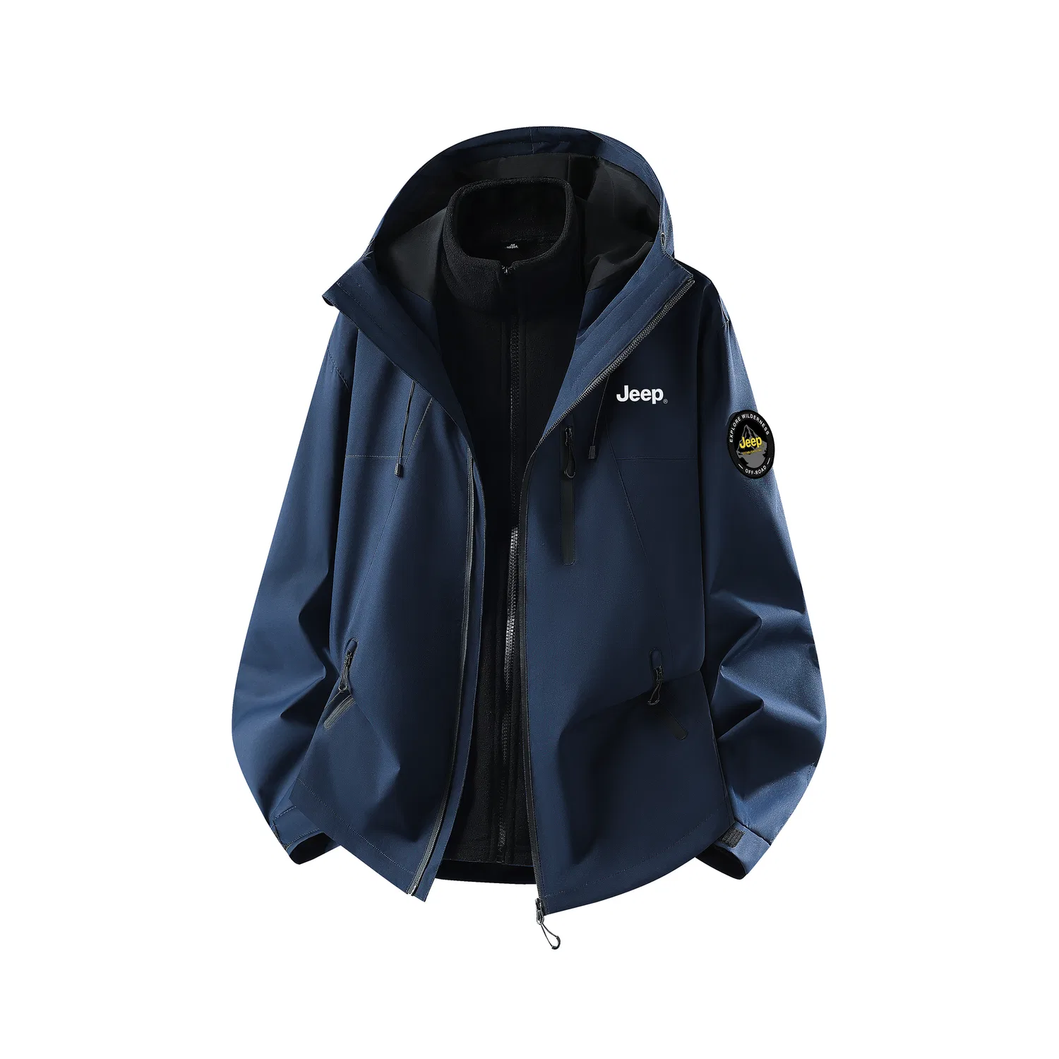 Детская куртка с капюшоном Jeep Outdoor Lifestyle Jackets, Navy Blue