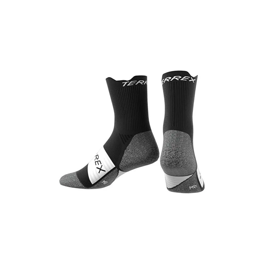 Носки спортивные шерстяные TRX CR WOOL SCK adidas, Черный — фото 3