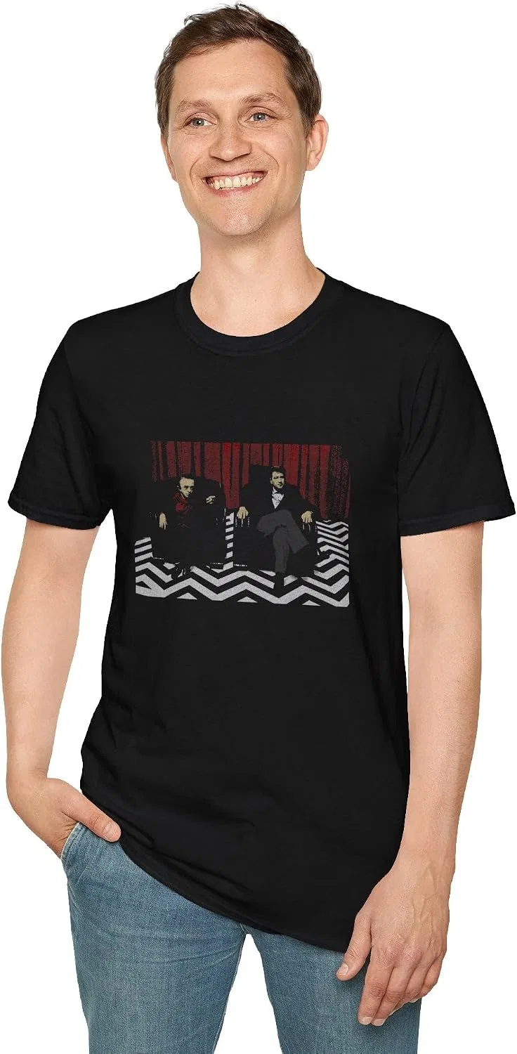 Мужская футболка с принтом Twin Peaks Black Lodge Gildan, Black — фото 4