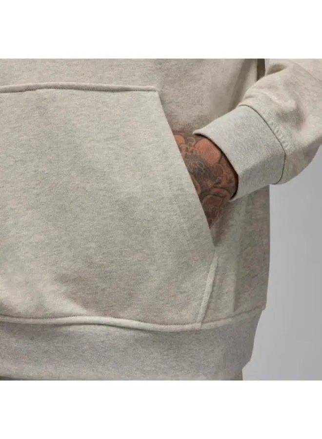 Худи с капюшоном на шнурке Dri-Fit Sport Crossover Fleece Jordan, серый — фото 4
