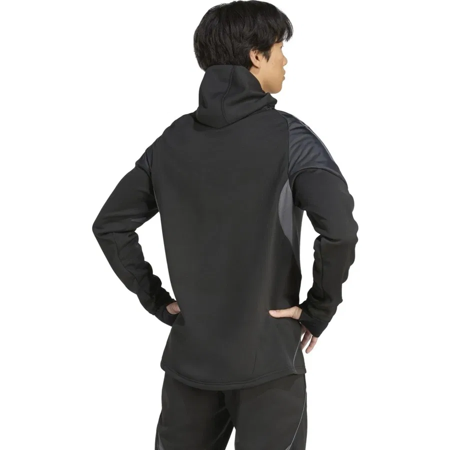 Спортивный свитшот с капюшоном TIRO25C Windtop adidas, Черный — фото 3