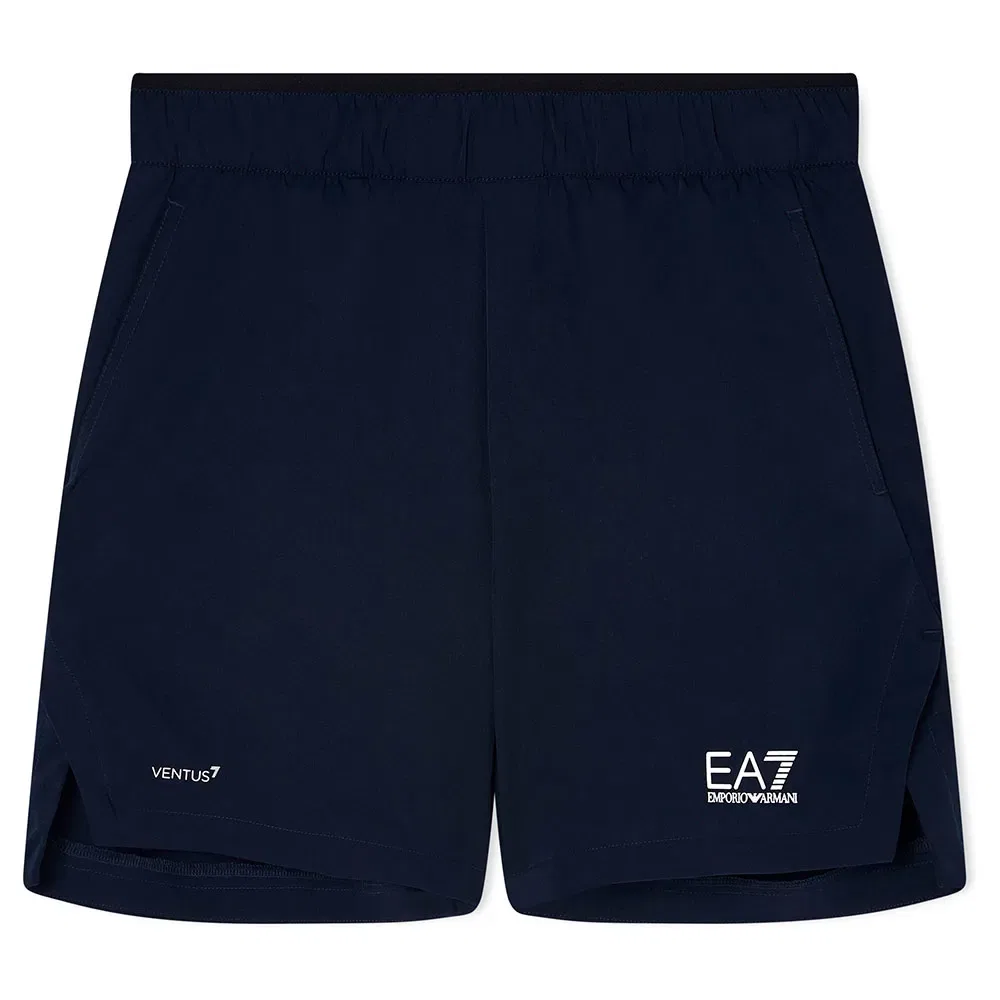 Детские шорты для мальчиков с логотипом EA7 EMPORIO ARMANI, Blue