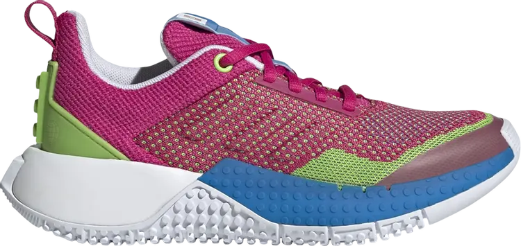 Кроссовки Adidas LEGO x Sport Pro J 'Real Magenta', розовый — фото 2