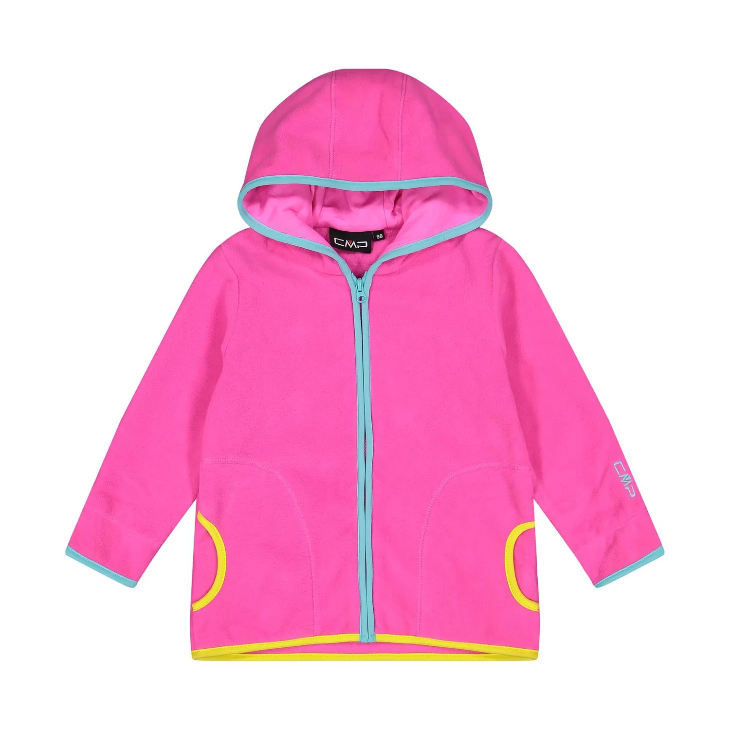 Детская флисовая куртка с капюшоном Child Fix Hood Jacket Cmp, Royal Purple Pastel Blue