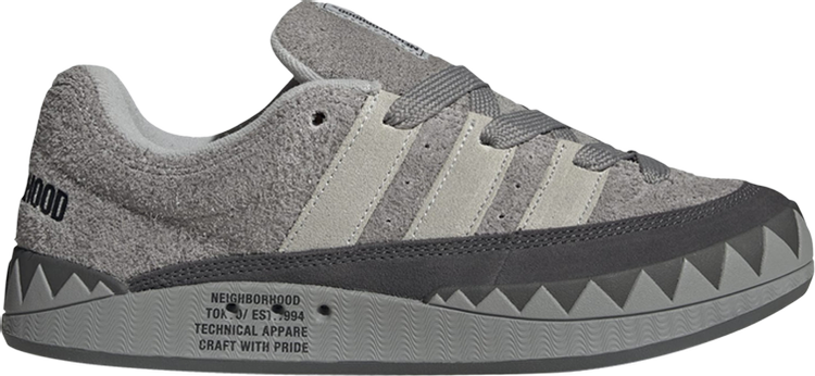 Кроссовки Adidas Neighborhood x Adimatic 'Grey', серый - фото