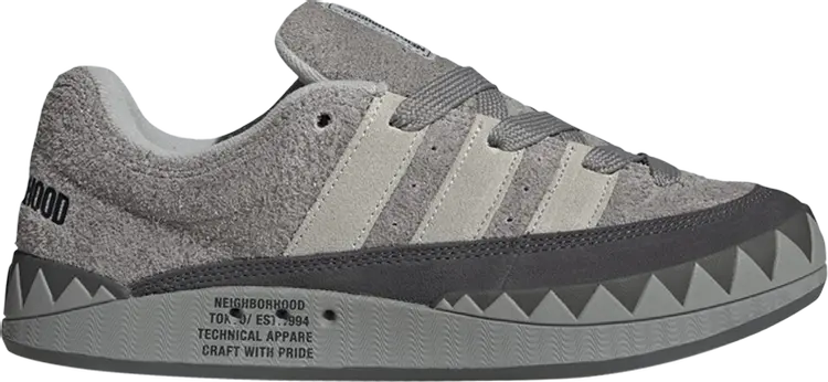 

Кроссовки Adidas Neighborhood x Adimatic 'Grey', серый