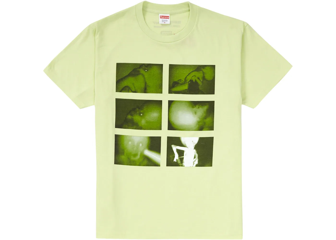 Мужская футболка с принтом Supreme Chris Cunningham Rubber Johnny Tee, Pale Mint