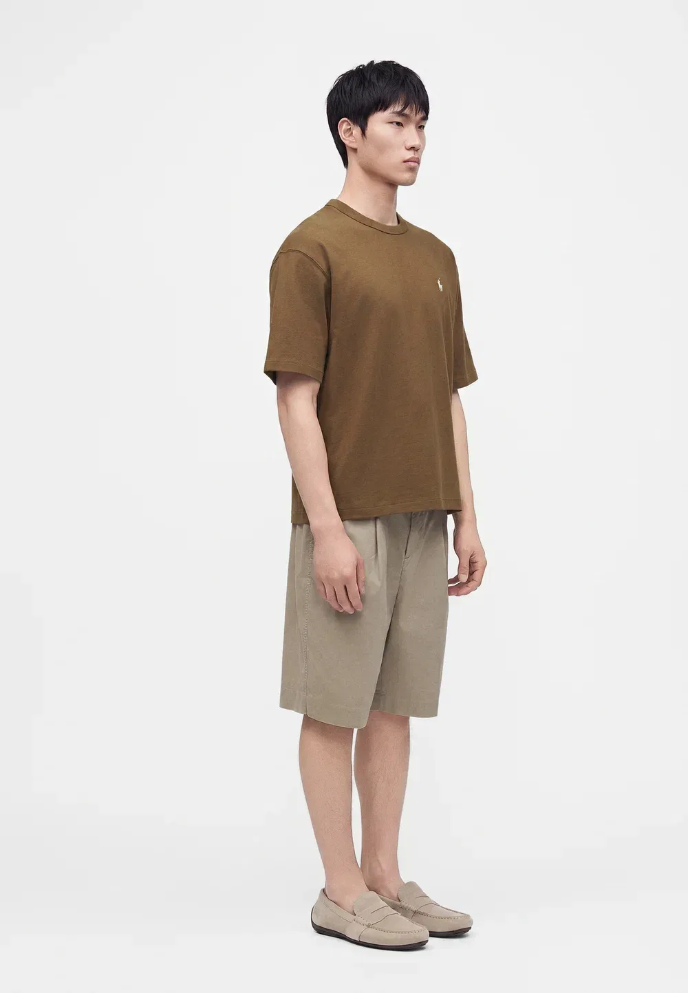 Простая футболка Polo Ralph Lauren, Brown — фото 4