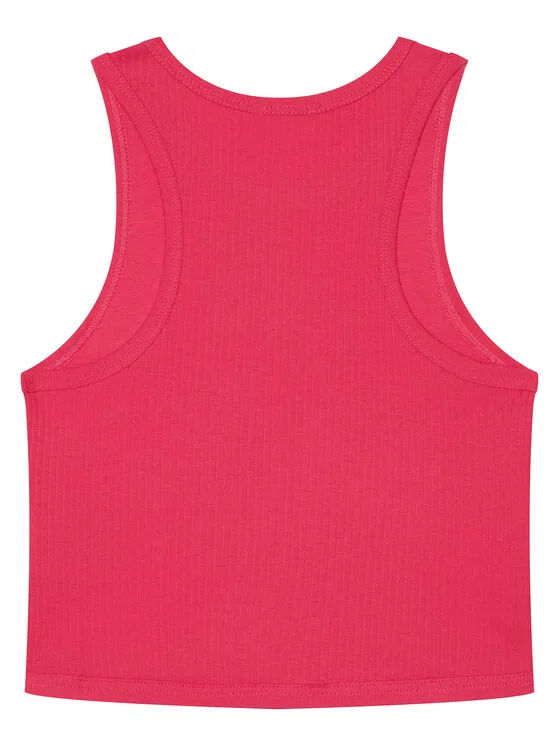 Майка slim fit United Colors Of Benetton, розовый — фото 2