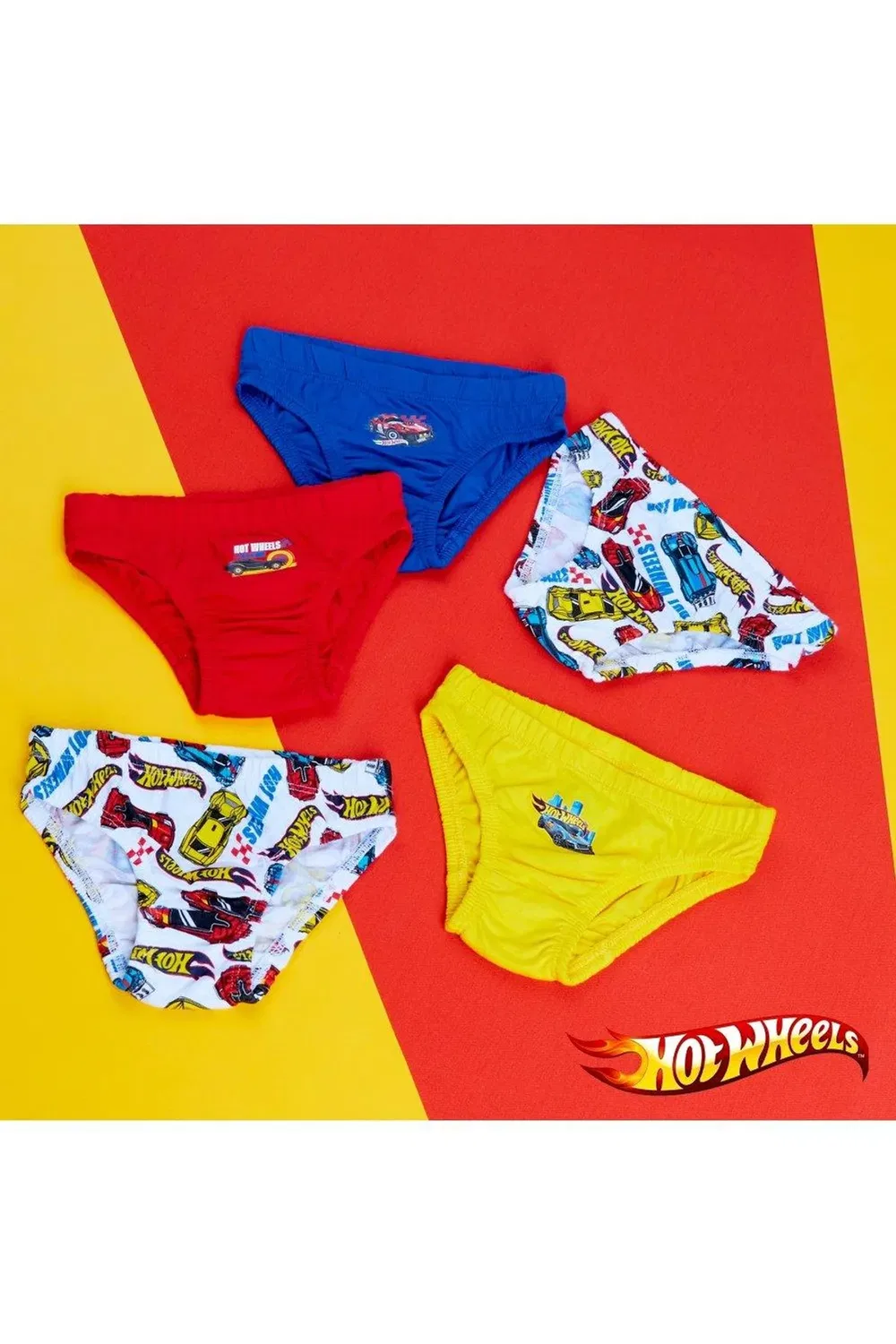 Трусы для мальчиков, набор из 5, Hot Wheels, Multi — фото 2