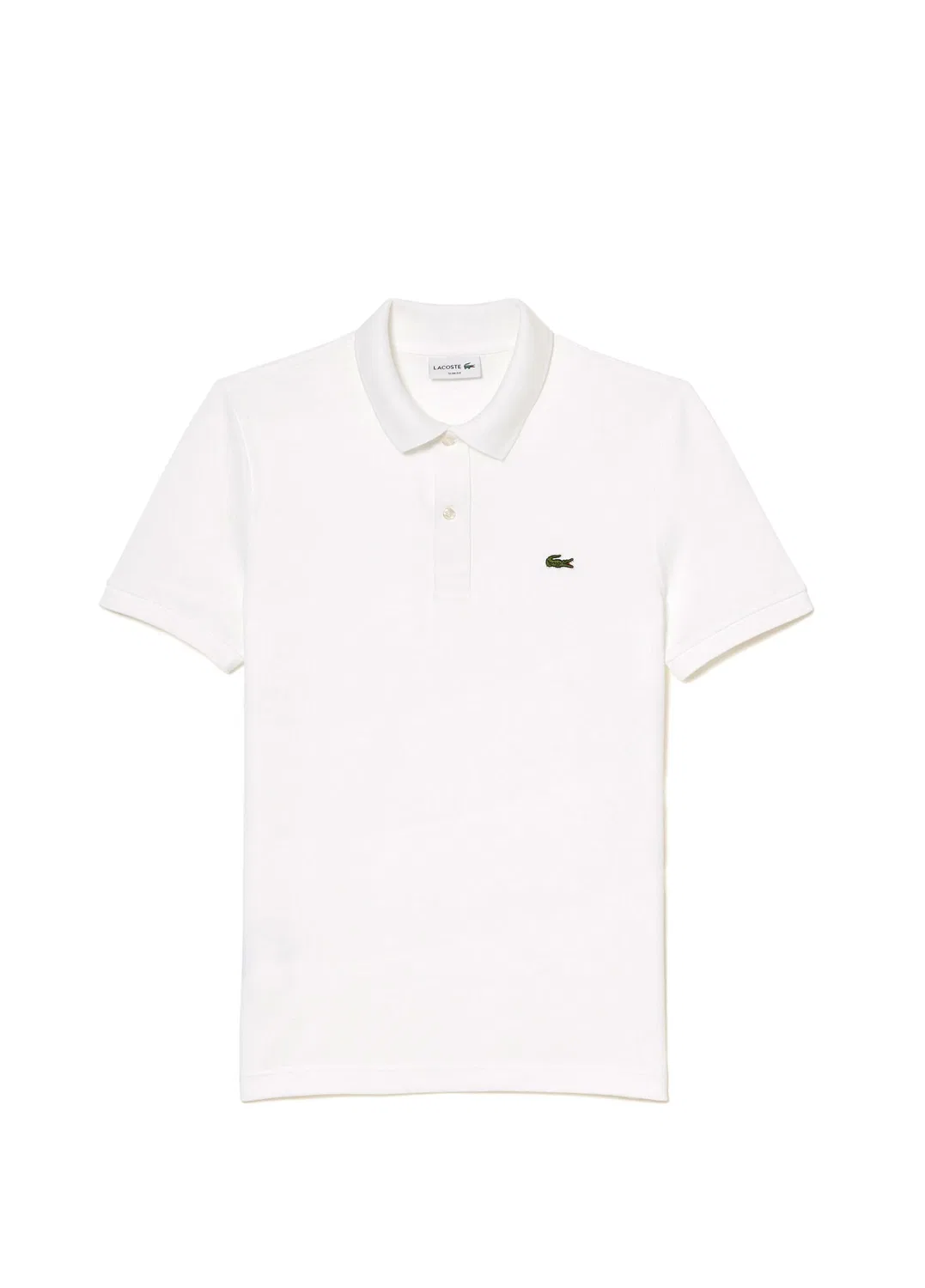 Поло Lacoste L.12.12 Slim Fit, белый — фото 4