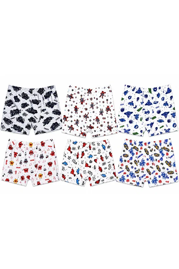 Детские боксеры для мальчиков с принтом Tutku, Multicolor