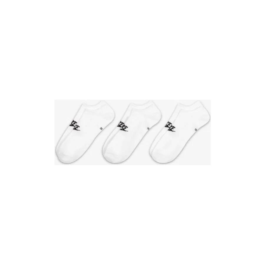 Носки спортивные, 3 пары, Nike Sportswear Everyday Essential, Белый
