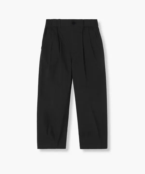 Широкие хлопковые брюки balloon fit на резинке, Musinsa Standard Kids, черный — фото 2