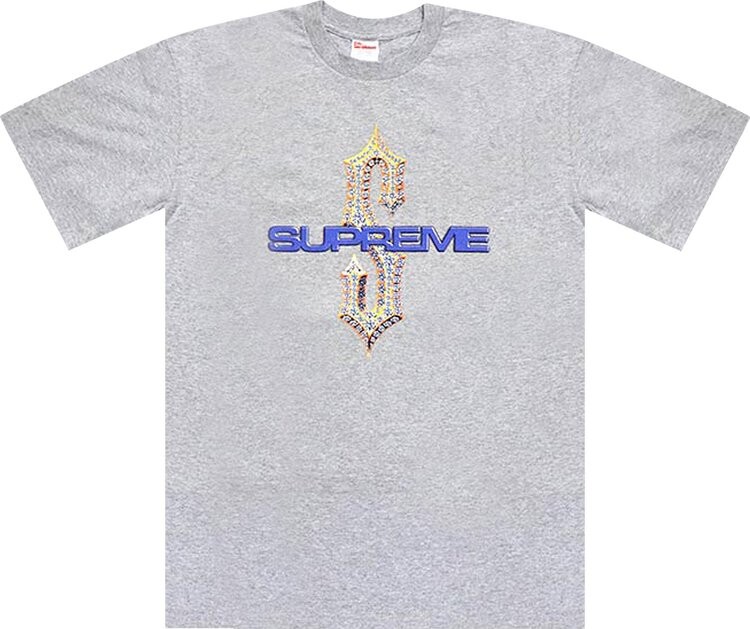 

Футболка Supreme Diamonds Tee 'Heather Grey', серый