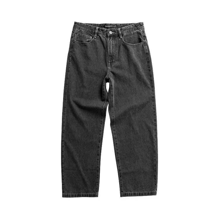 Детские джинсы без давления с принтом Vibe Style Teenie Weenie Men, Black Gray