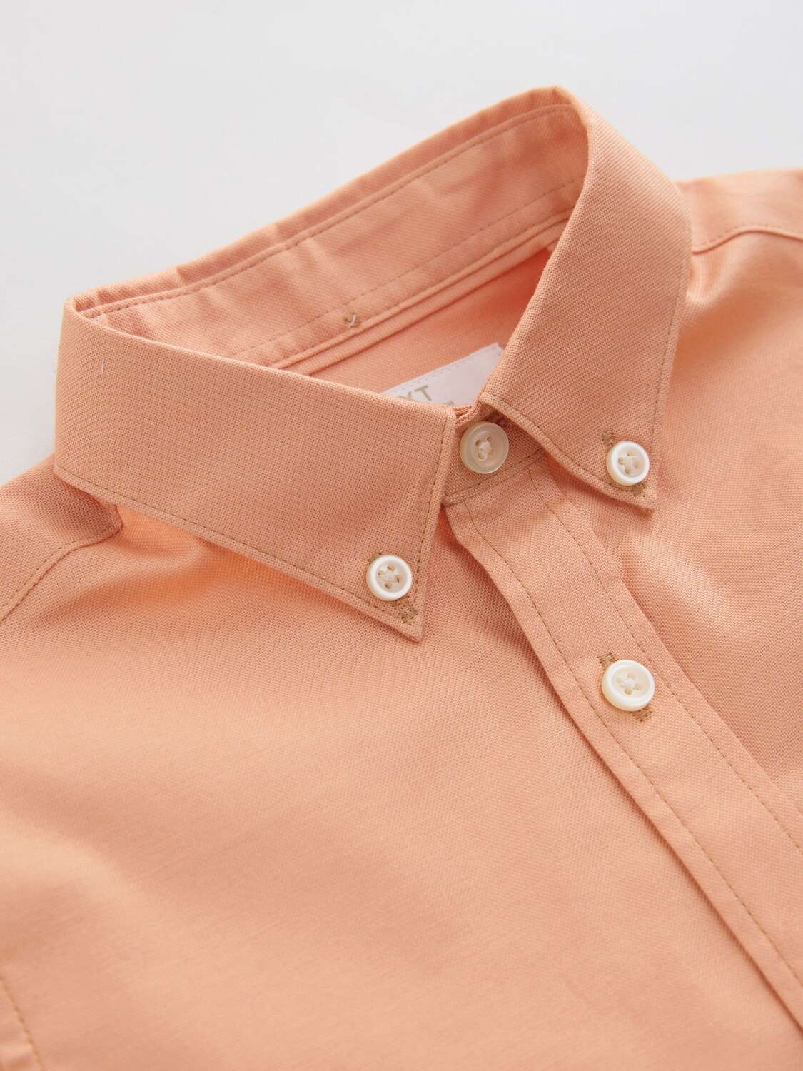 Next Рубашка на пуговицах Regular fit в цвете Apricot — фото 4