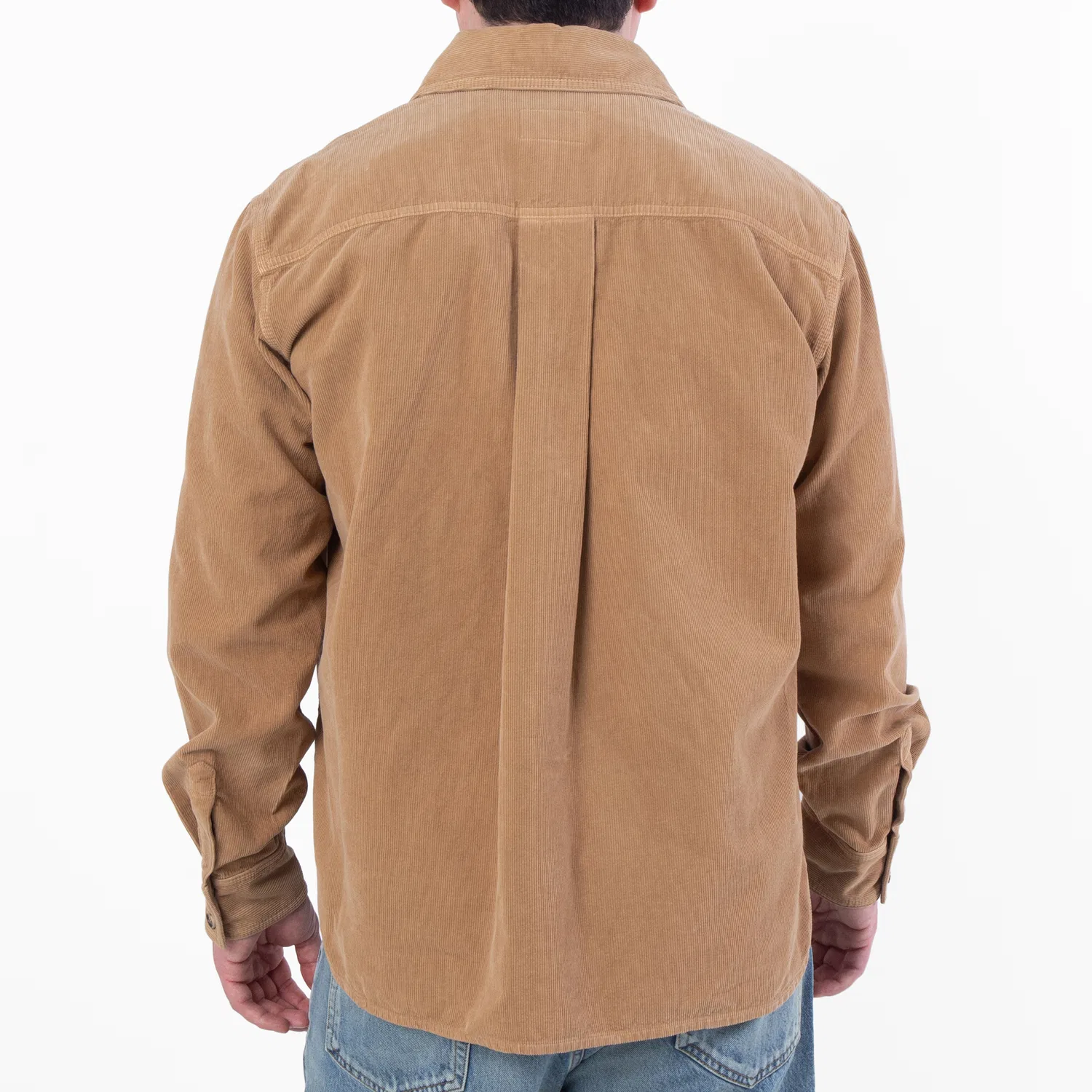 Рубашка-оверширт из вельвета с длинным рукавом Corduroy Long-Sleeved Overshirt Saint Laurent, X-Large — фото 4