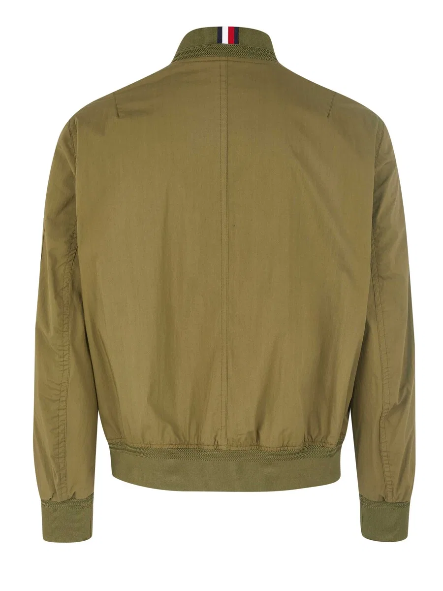 Куртка Tommy Hilfiger Between-Season Jacket 'Tommy Hilfiger Jacke' оливкового цвета — фото 2