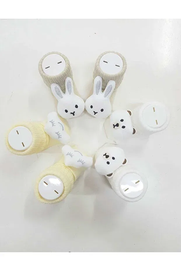 Детские носки с аксессуарами 3 пары Baby By Bumbo, Multicolor