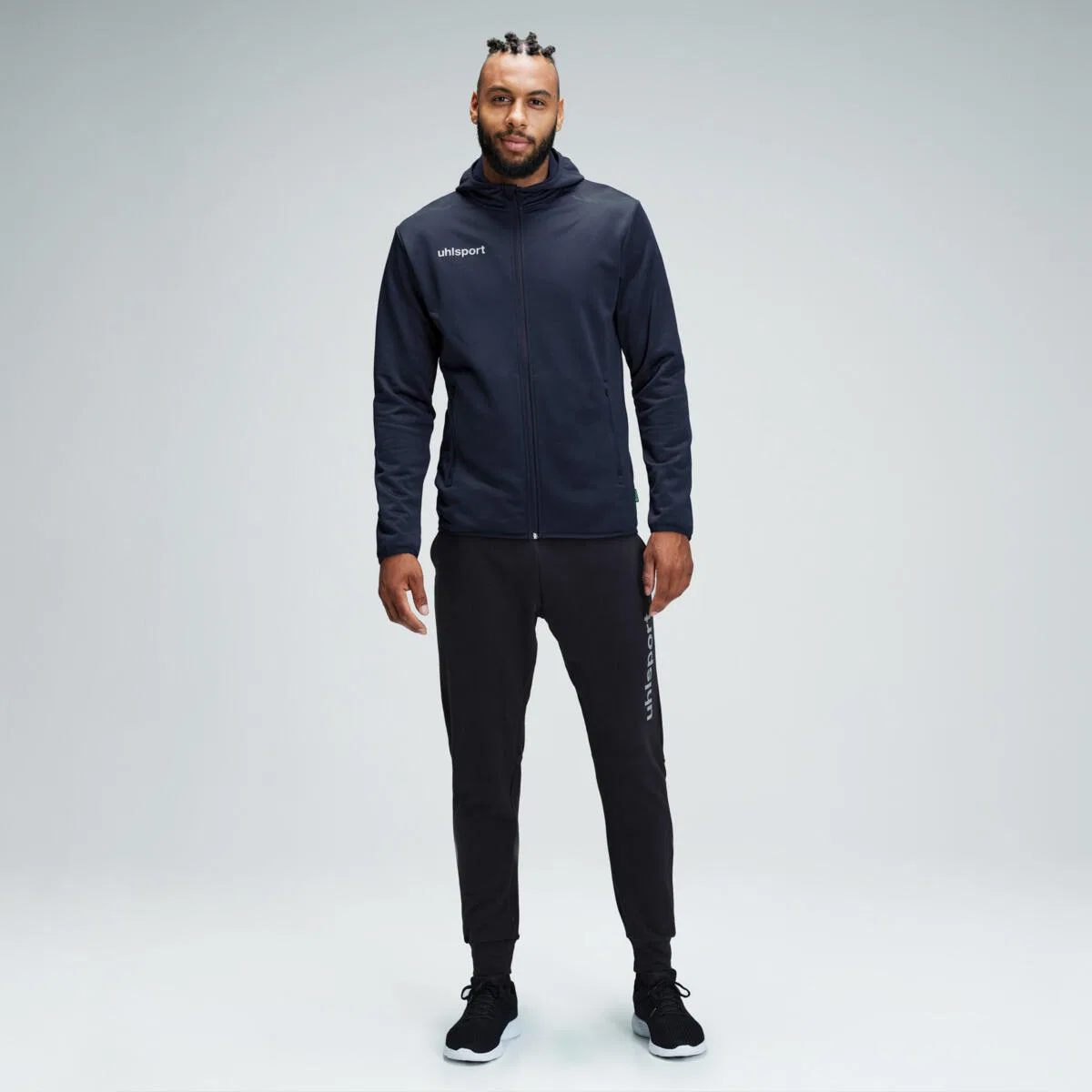 Детская куртка с капюшоном Essential Uhlsport, Schwarz — фото 3