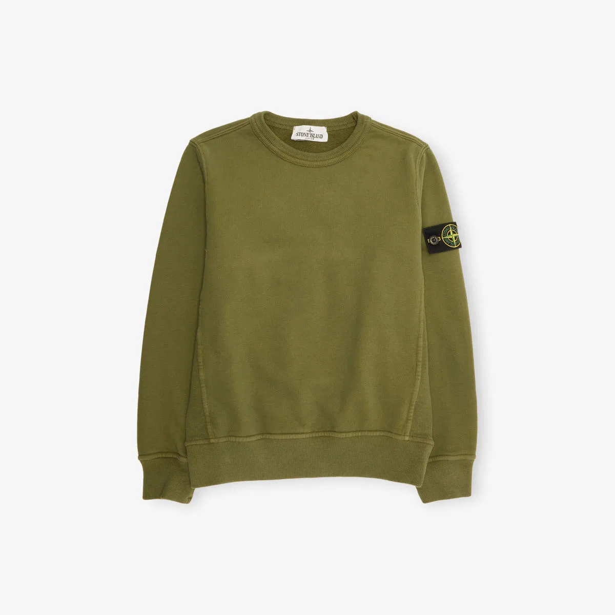 Хлопковая трикотажная толстовка Compass-badge для детей от 2 до 14 лет Stone Island, зеленый