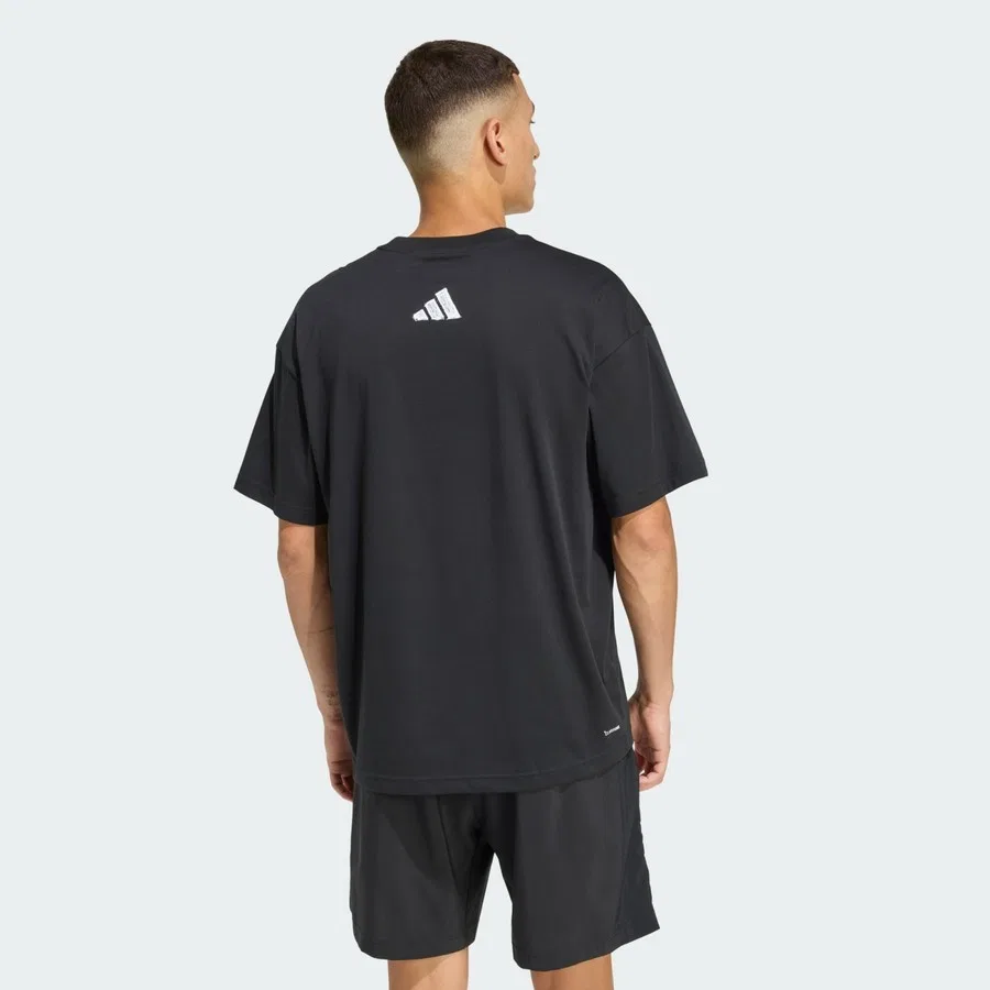 Футболка с принтом Performance Training Graphic adidas, Черный — фото 2