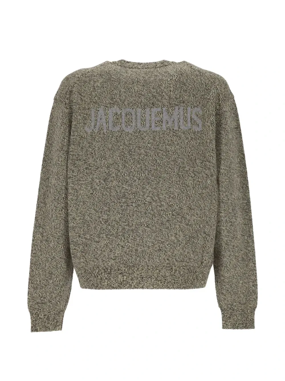 Кардиган на пуговицах с интарсией логотипа JACQUEMUS, зеленый — фото 2