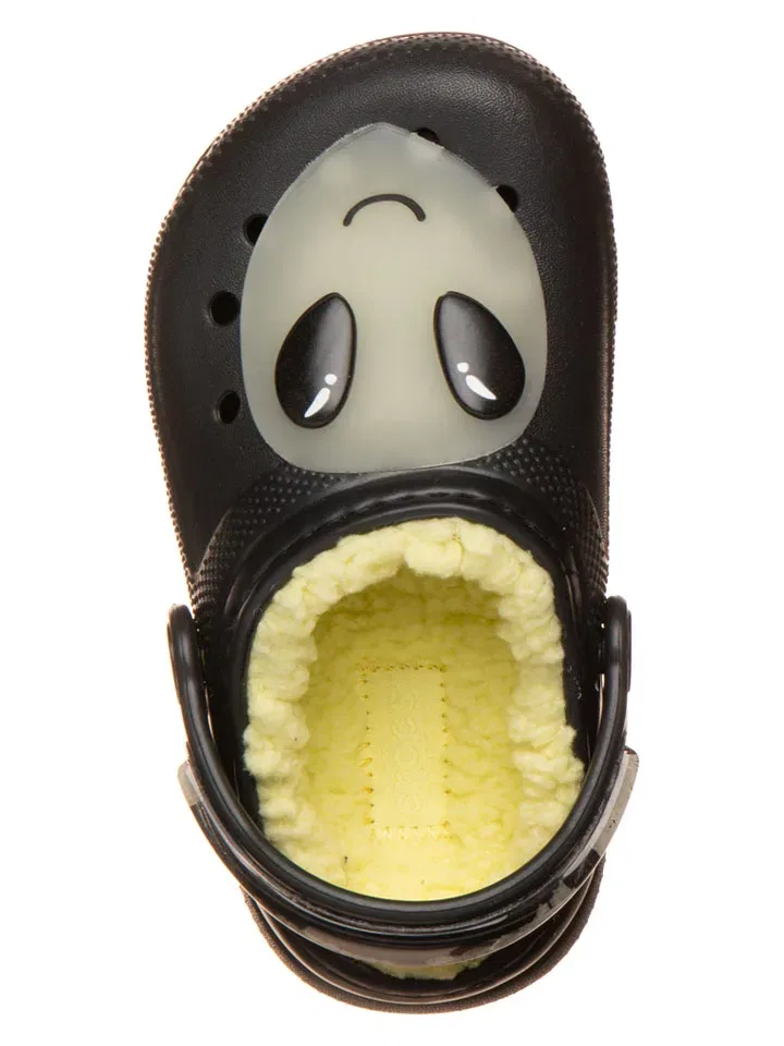 Сабо с подкладкой Classic Lined Alien Crocs, черный — фото 4