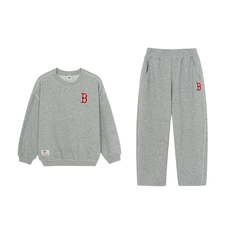 Детский спортивный костюм для мальчиков с круглым вырезом MLB KIDS, Heather Gray