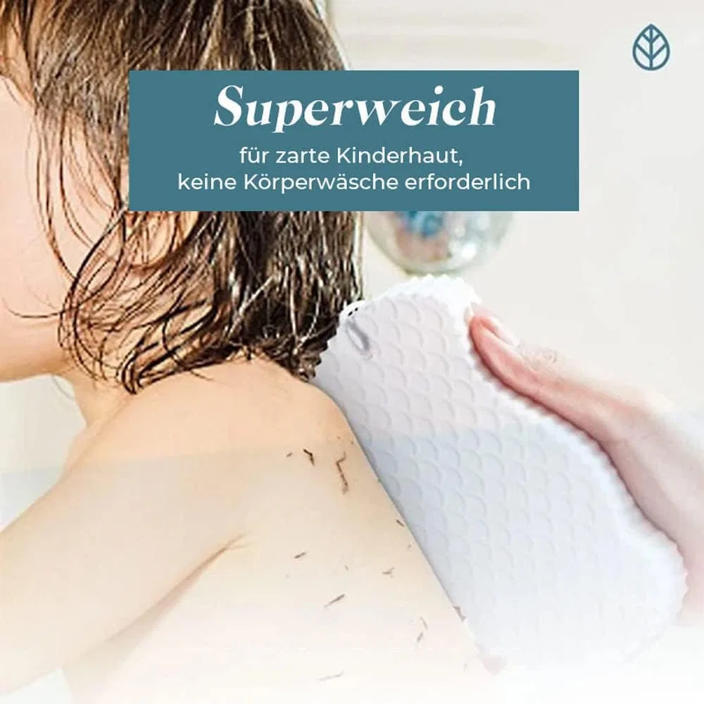 Мочалка для тела Super Soft Exfoliating Bath Sponge, WondFans, 8 шт., Белый — фото 4