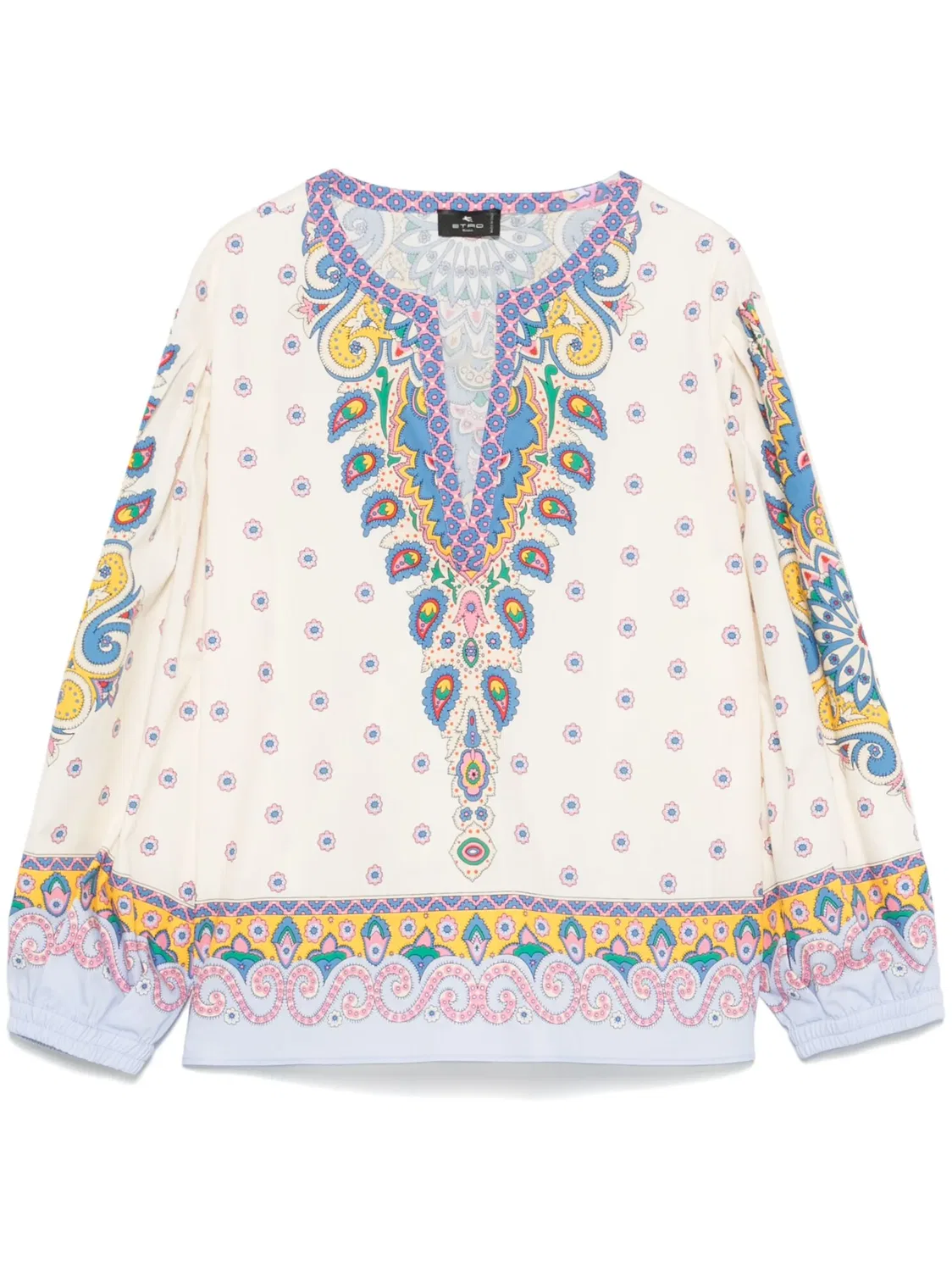 Блузка с Пейсли ETRO, белый