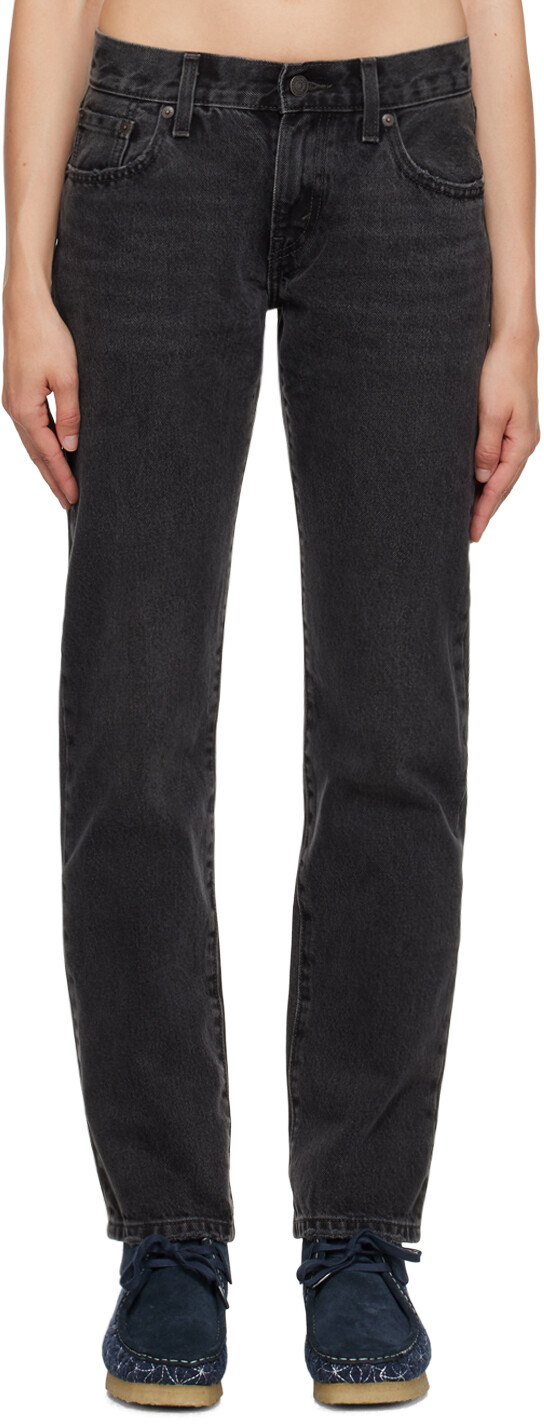 

Черные прямые джинсы Middy Без обслуживания Levi's