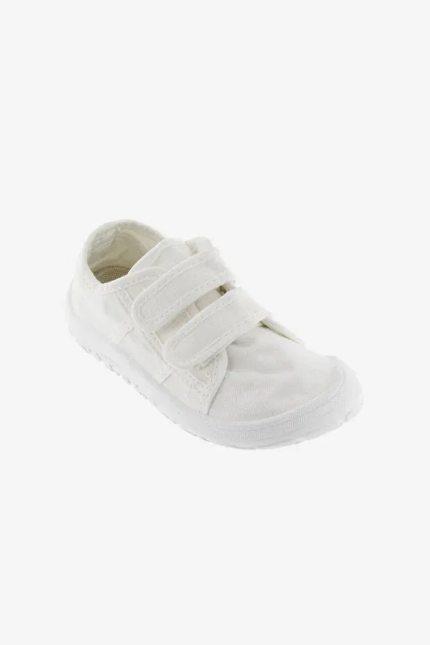 Детские балетки для девочек из искусственной кожи Barefoot basketball Victoria, White — фото 2