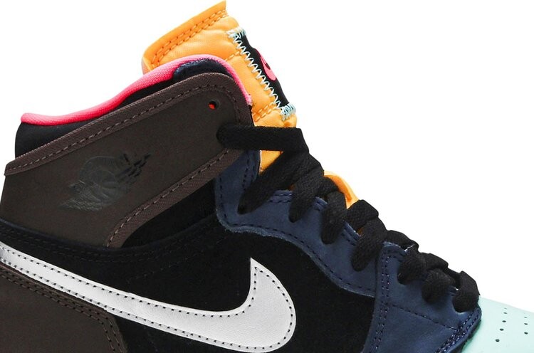 Кроссовки Air Jordan 1 Retro High GS Tokyo Bio Hack, разноцветный — фото 2